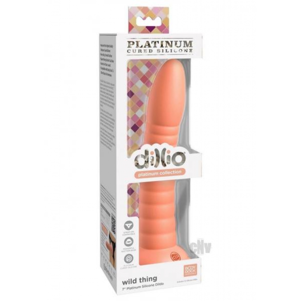 Dillio Platinum Wild Thing Orange Dildo - Premium Experience