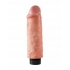 King Cock 6 Inch Vibrating Dildo in Beige