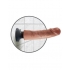 King Cock Vibrating Cock 9 inches Tan Dildo - Pipedream