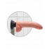 King Cock 9 Inches Dildo with Balls Vibrating Beige - Pipedream