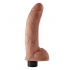 King Cock Vibrating Dildo with Balls 9 inches Tan - Pipedream