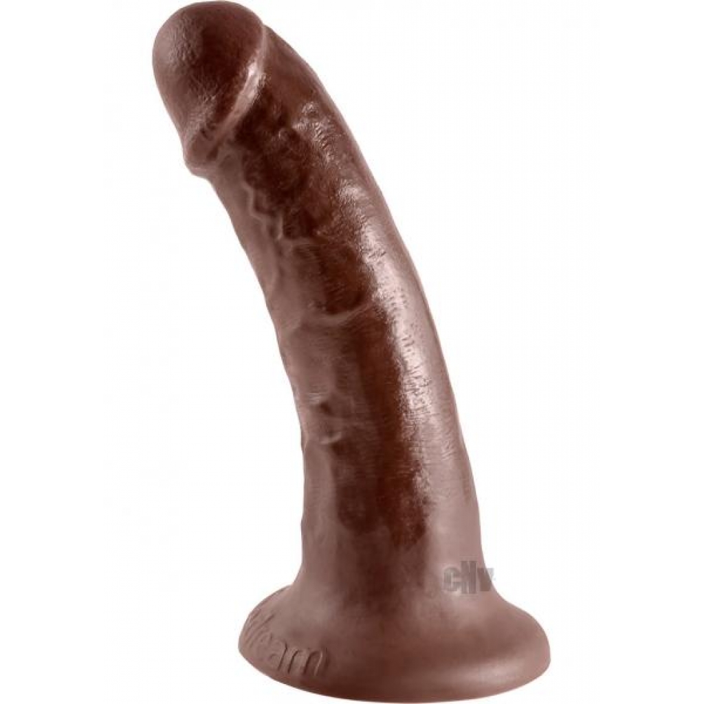 King Cock 6 Inches BrownDildo - Pipedream