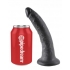 King Cock 7 Inches Dildo Black - Pipedream