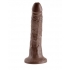 King Cock 7 Inches Cock - Brown - Pipedream