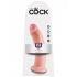 King Cock 9 Inches Cock Beige Dildo - Pipedream