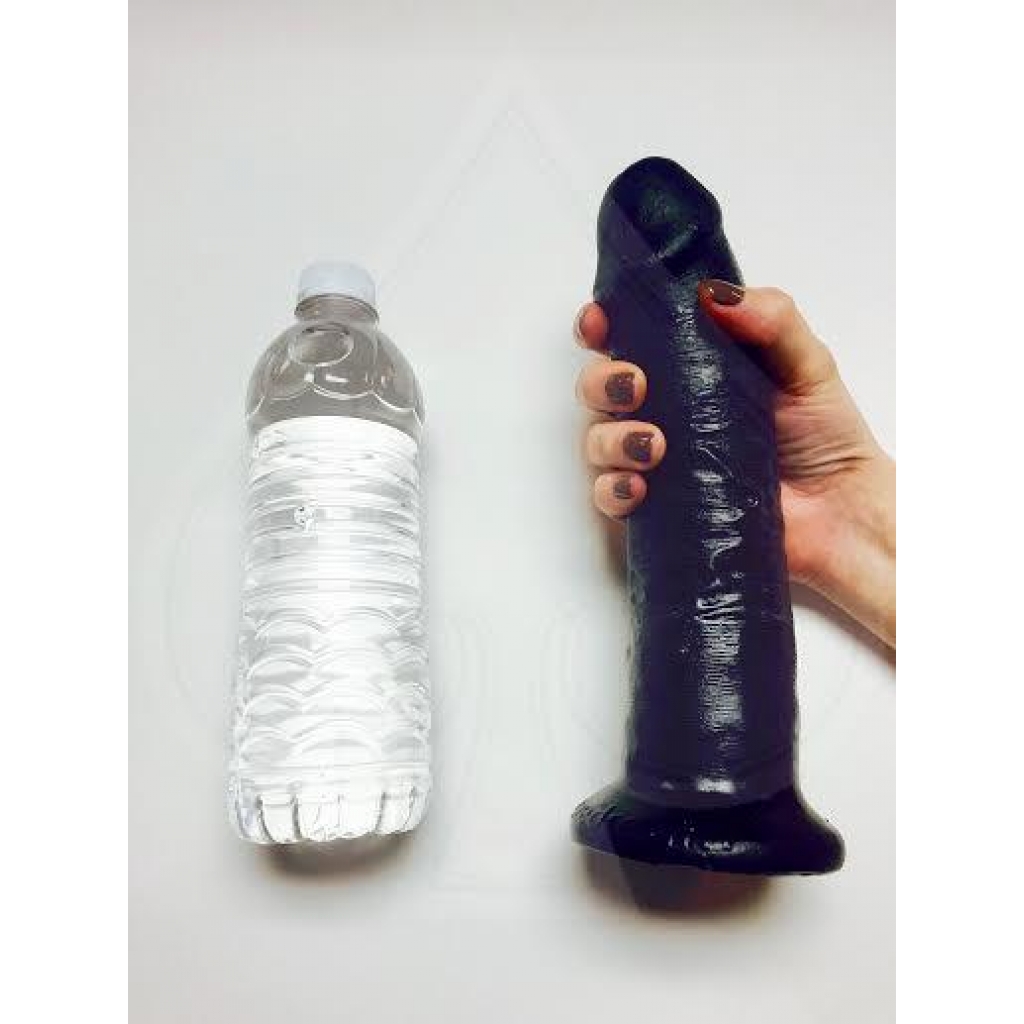 King C*ck 9 Inches Dildo Black - Pipedream