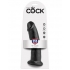 King C*ck 9 Inches Dildo Black - Pipedream