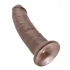 King Cock 9 Inch Dildo Brown - Pipedream