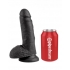 King Cock 7 Inches Cock Balls Black - Pipedream