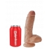 King Cock 8 inches Cock with Balls Tan Dildo - Pipedream