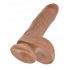 King Cock 8 inches Cock with Balls Tan Dildo - Pipedream