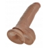 King Cock 9 inches Cock with Balls Tan Dildo - Pipedream