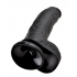 King Cock 9 Inches Cock Balls Black - Pipedream