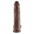 10-Inch C*ck Balls - Brown