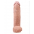 King C*ck 12 Inch C*ck Balls - Beige - Pipedream