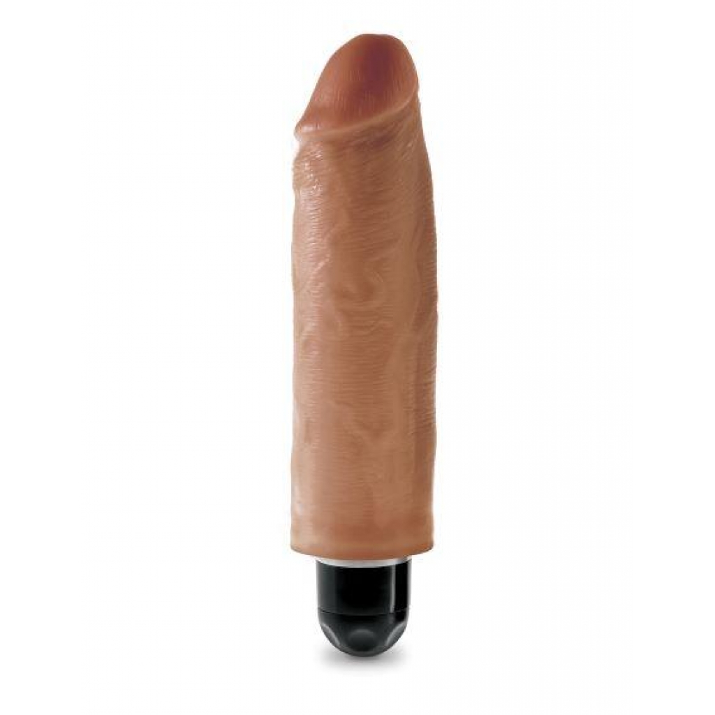 King Cock 6 inches Vibrating Stiffy Tan Dildo - Pipedream