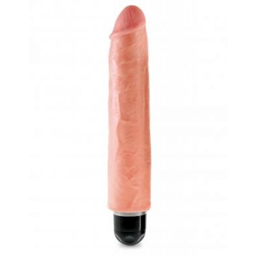 King Cock 10 inches Vibraing Stiffy Beige - Pipedream