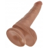 King Cock 6 inches Cock with Balls Tan Dildo - Pipedream