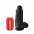 King Cock Chubby 9 inches Black Dildo - Pipedream