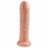 King Cock 7 inches Uncut Dildo Beige - Pipedream