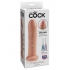 King Cock 7 inches Uncut Dildo Beige - Pipedream