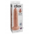 King Cock 9 inches Uncut Dildo Beige - Pipedream