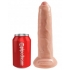 King Cock 9 inches Uncut Dildo Beige - Pipedream