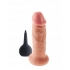 King Cock 6-Inch Squirting Dildo - Beige