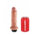 King Cock 6-Inch Squirting Dildo - Beige