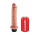 King Cock Squirting Dildo - 7 Inches - Beige