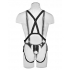 King Cock 10-Inch Hollow Strap-On Suspender System - Beige