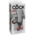 King Cock 10-Inch Hollow Strap-On Suspender System - Beige