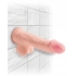 King Cock Triple Density Dildo: Realistic Beige Pleasure