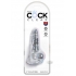 King Cock Clear 4 Inches Cock with Balls - Pipedream