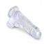 King Cock Clear 5 inches Cock with Balls - Pipedream