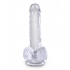 King Cock Clear 6 inches Cock with Balls - Pipedream 