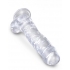 King Cock Clear 8 Inches Cock with Balls - Pipedream