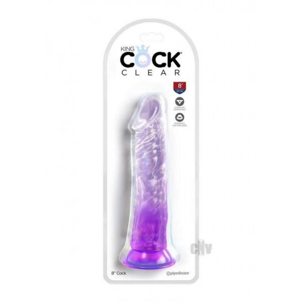 Kc 8 Cock Clear Purple - Pipedream Products,inc.