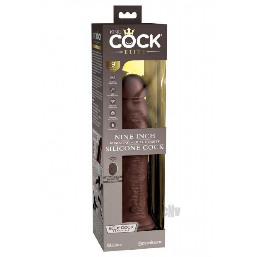 Kc Elite Dual Dense Vibe Cock 9 Brown - Pipedream Products,inc.