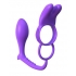 Fantasy C-Ringz Ass-Gasm Vibrating Rabbit Purple - Pipedream