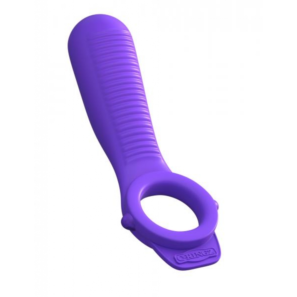 Fantasy C-Ringz Ride N Glide Couples Ring Purple - Pipedream