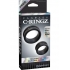 Fantasy C-Ringz Max Width Silicone Rings Black - Pipedream