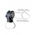 Fantasy C-Ringz Cock Pipe Ball Stretcher Black - Pipedream