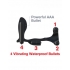 Ultimate Ass-Gasm Couples Toy with Vibrating Prostate Plug - Black