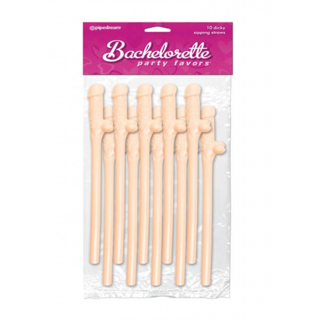 Bachelorette Party Favors - Dicky Sipping Straws (10pc)