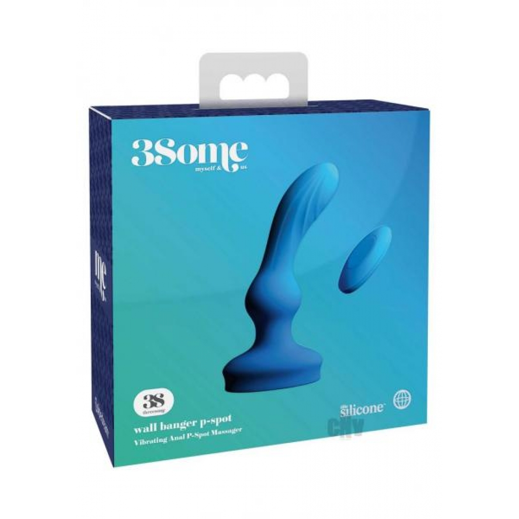 3some Wall Banger P-spot Rechargeable Blue - Pipedream Products,inc.