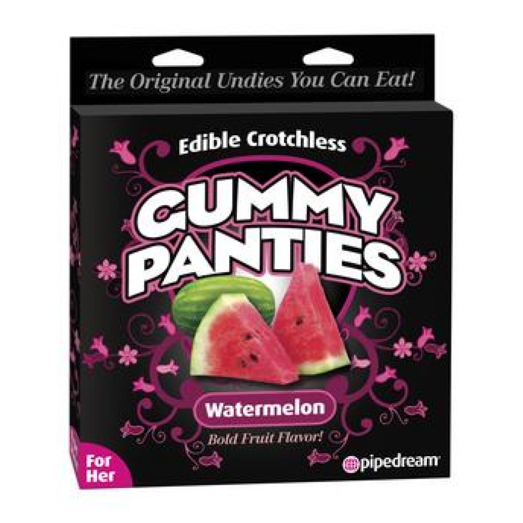 Edible Crotchless Gummy Panties Watermelon  - Pipedream