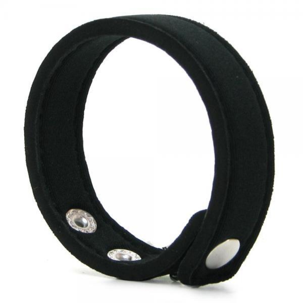 Neoprene Snap Cock Ring - Black