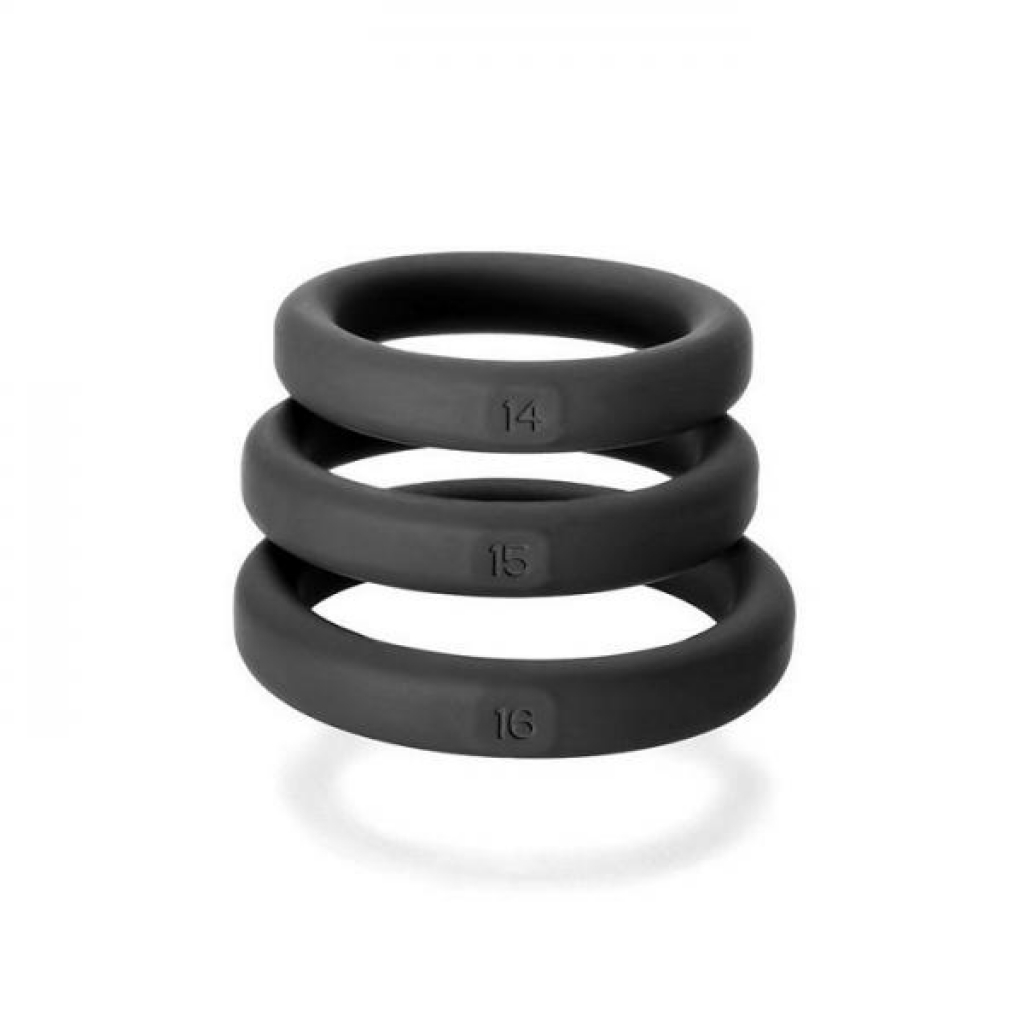 Xact-Fit Cockring Kit Small to Medium Black - Perfect Fit Brand