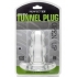 Double Tunnel Plug Medium Clear - Perfect Fit Brand 